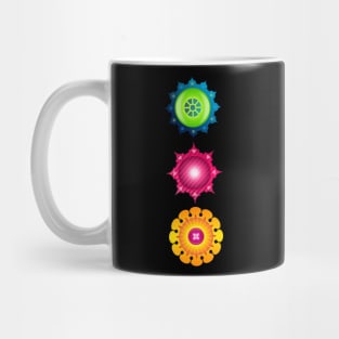 Three Circles Colored vertical Mug